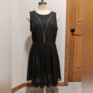 Express black & gold dress size 8